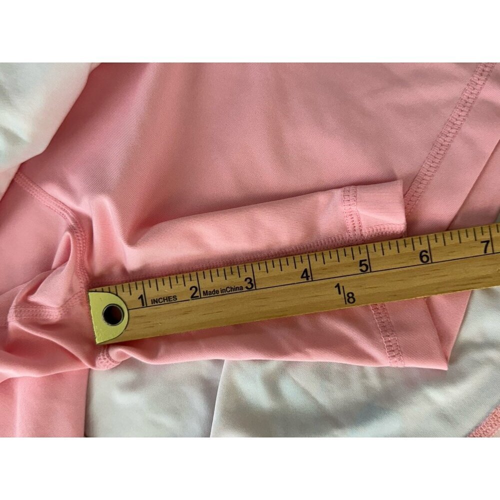 ID Ideology Plus Size Dreamy Bubble-Printed Tiered Flounce Pull-on Skort Pink - Picture 11 of 16